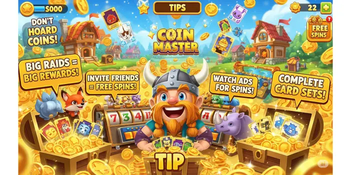 Coin master free spins and coins tips and tricks