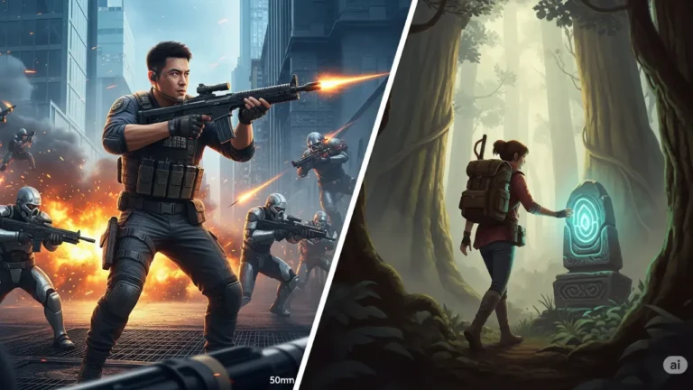 Difference Between Action Games and Adventure Games